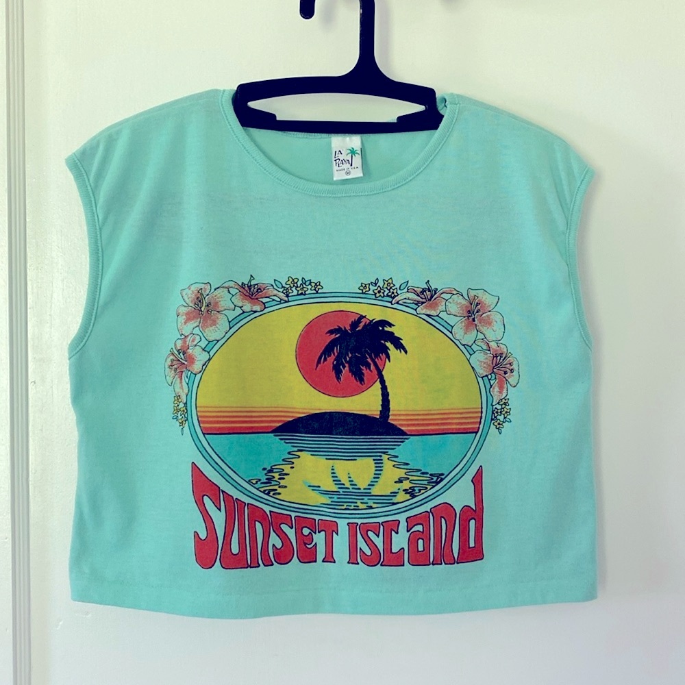 Vintage LaPlaya Crop Top OUTER BANKS vibes
